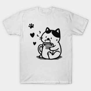 eating cat T-Shirt